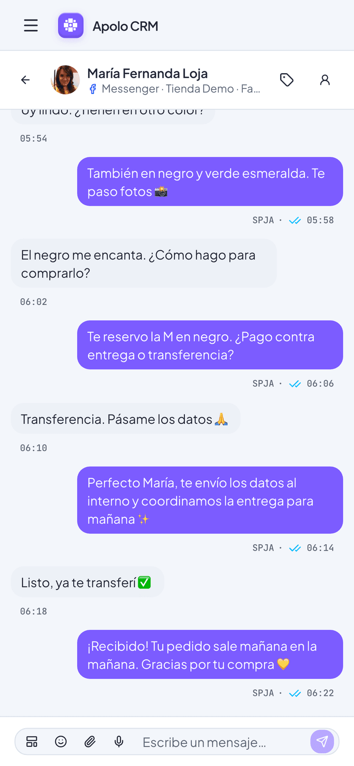 Responde al instante