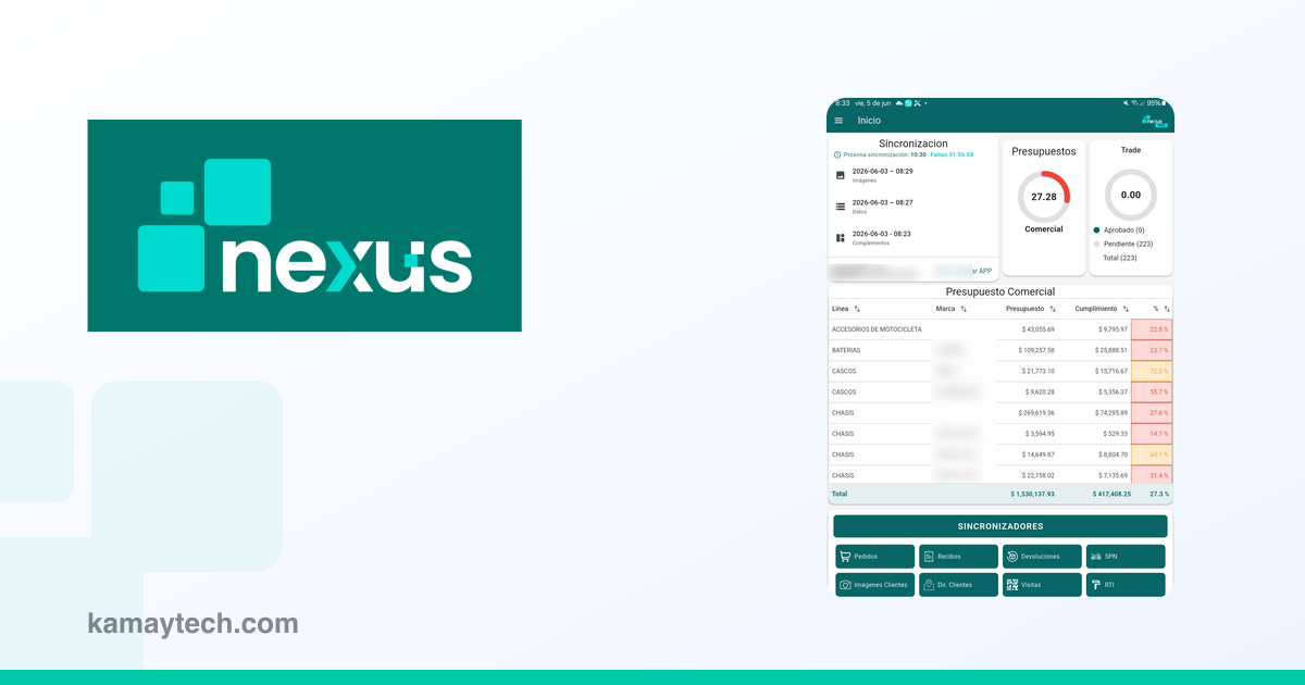 Nexus App — Ventas, cobranza y rutas en campo, 100% offline